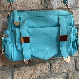 Charming Charlie Turquoise Crossbody Bag